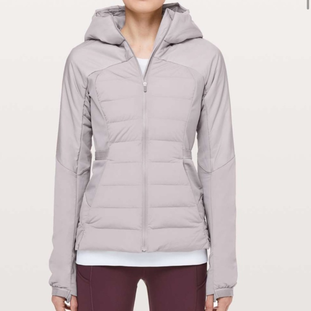 Lululemon Gray Down for it all Jacket